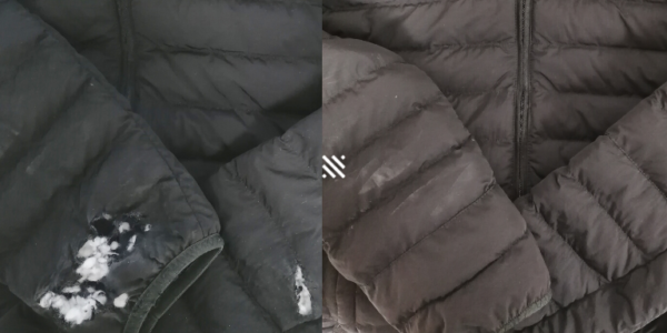 Comment Réparer Une Doudoune Déchirée Sans Patch Comment réparer un trou, accroc d'une doudoune déchirée