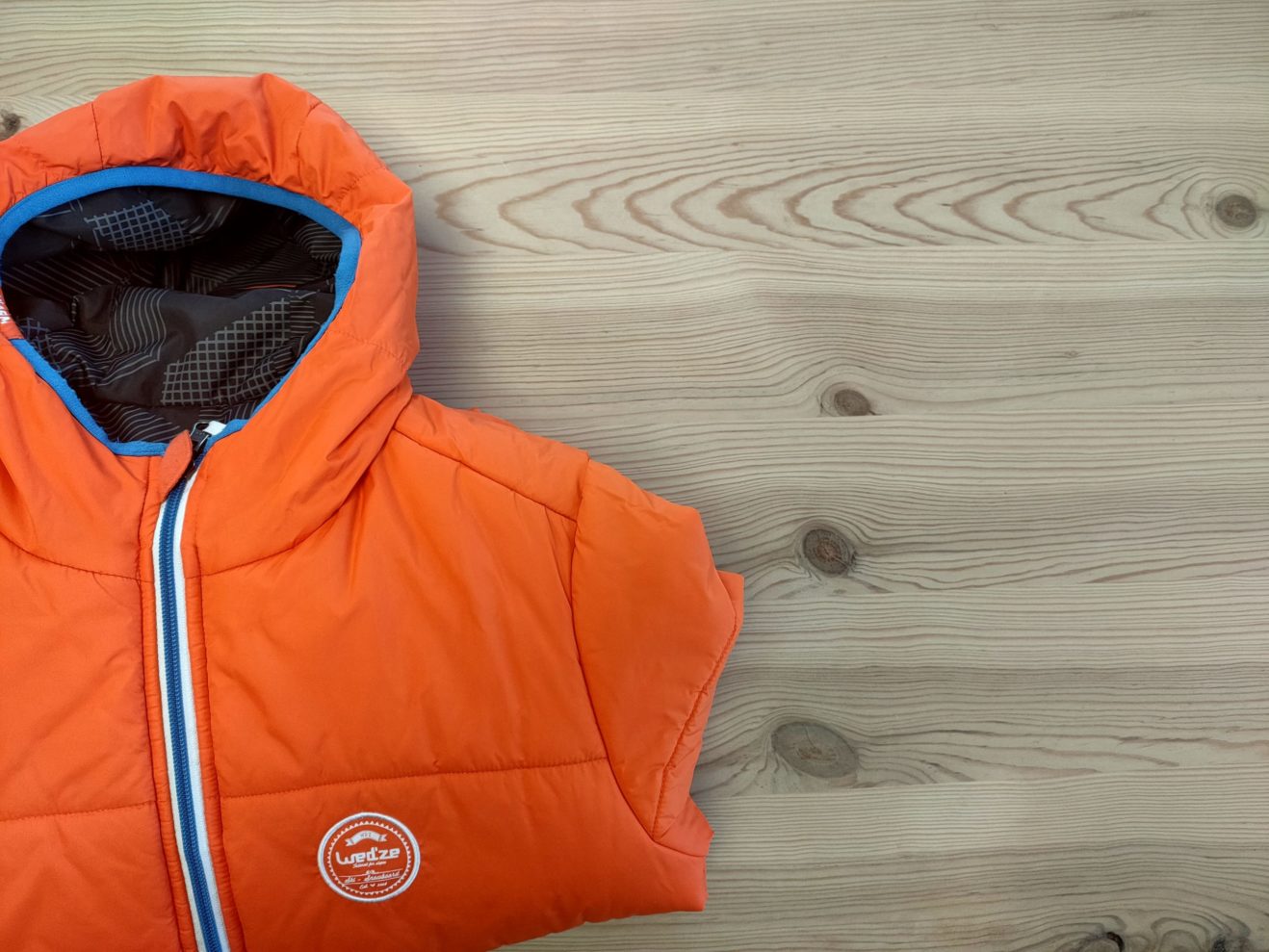 Combinaison De Ski Rétro Années 80 – Veste + Pantalon Orange Et Blanc Pour Fête Après-ski & Carnaval