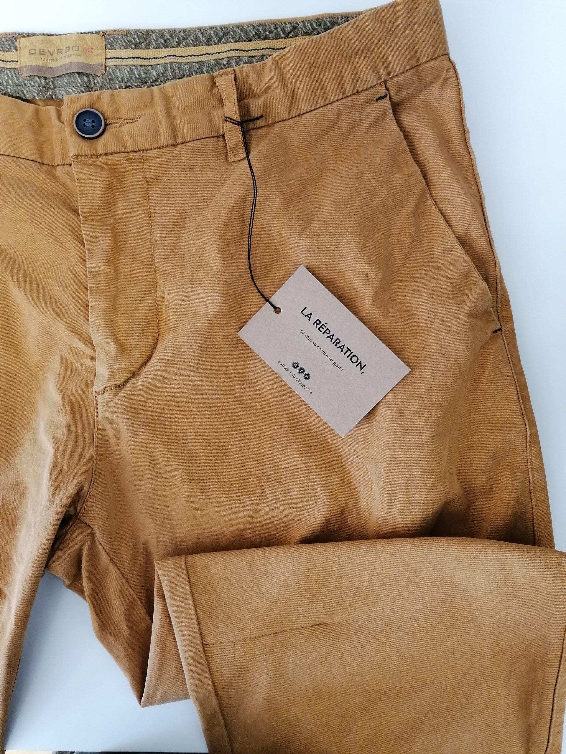 Réparation pantalon Comment réparer un trou, accroc d
